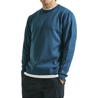 Suéter Volcom Tricot Classic Stone WT23 Masculino Azul