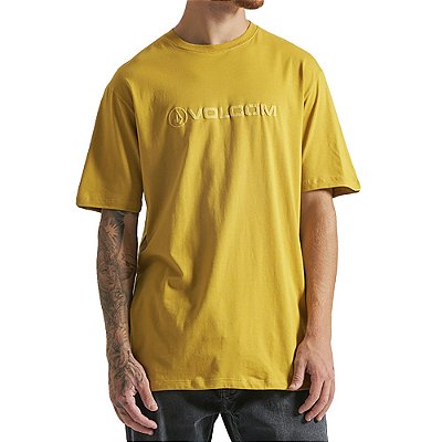 Camiseta Volcom New Style WT23 Masculina Amarelo