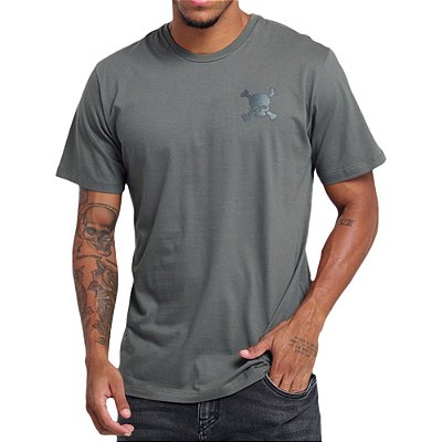 Camiseta Masculina Oakley Classic Skull Branca - overboard