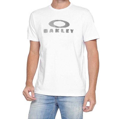 Camiseta Oakley Super Casual Logo WT23 Masculina Branco