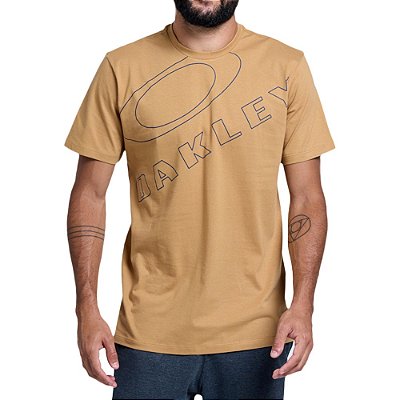 Camiseta Oakley Super Casual Graphic Logo WT23 Gold
