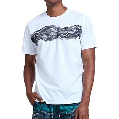 Camiseta Oakley Nature Graphic Masculina WT23 Branco