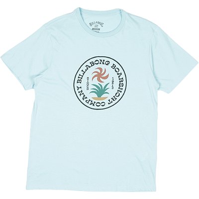 Camiseta Billabong Throw Back WT23 Masculina Azul Claro