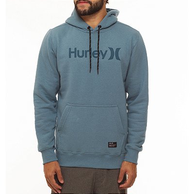 Moletom Hurley Canguru O&O Solid WT23 Masculino Azul