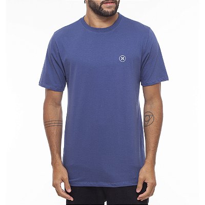 Camiseta Hurley Mini Icon WT23 Masculina Azul Marinho