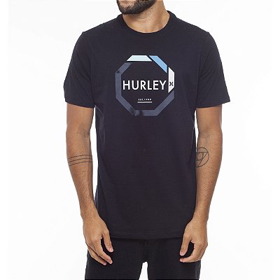 Camiseta Hurley Metric WT23 Masculina Preto