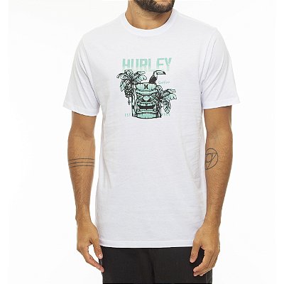 Camiseta Hurley Tiki Life WT23 Masculina Branco