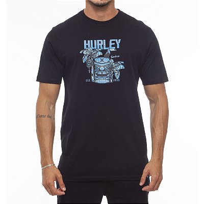 Camiseta Hurley Tiki Life WT23 Masculina Preto