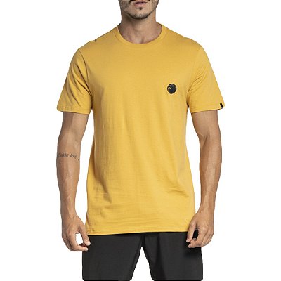 Camiseta Quiksilver Patch Round Color WT23 Mostarda