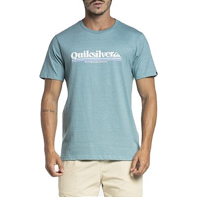 Camiseta Quiksilver Between The Lines WT23 Azul Mescla