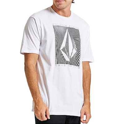 Camiseta Volcom Opbox WT23 Masculina Branco