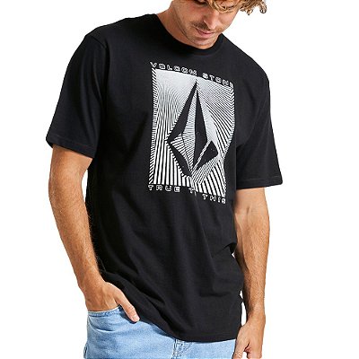 Camiseta Volcom Opbox WT23 Masculina Preto