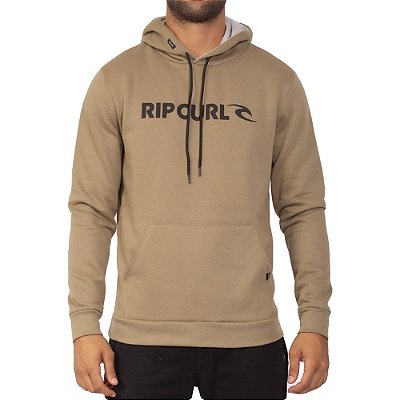 Moletom Rip Curl Canguru Brand Blade WT23 Masculino Caqui