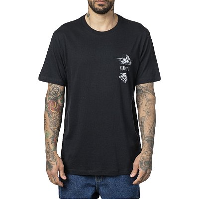 Camiseta RVCA Tiger Beach WT23 Masculina Preto