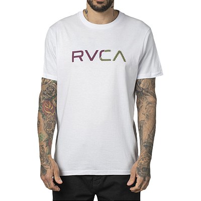 Camiseta RVCA Scanner WT23 Masculina Branco