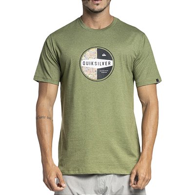 Camiseta Quiksilver Jungle Drum Surfadelica WT23 Verde