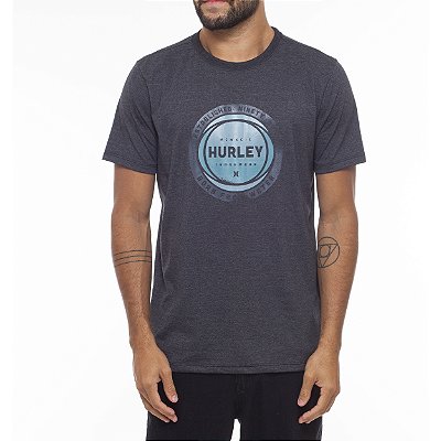 Camiseta Hurley Global WT23 Masculina Preto Mescla
