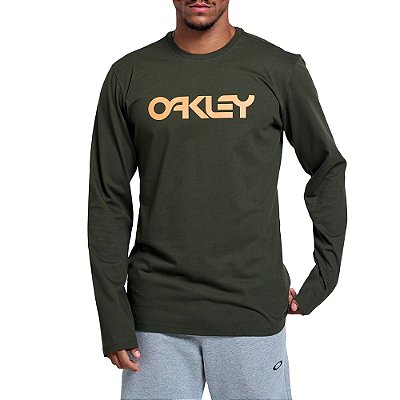 Camiseta Oakley Manga Longa Mark II WT23 Masculina Herb