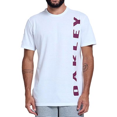 Camiseta Oakley Big Bark WT23 Masculina White/White