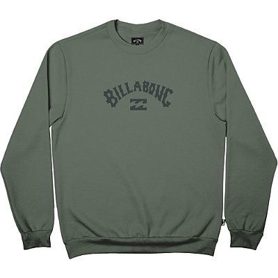 Moletom Billabong Careca Mid Arch WT23 Masculino Verde