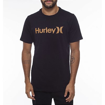 Camiseta Hurley O&O Solid WT23 Masculina Preto