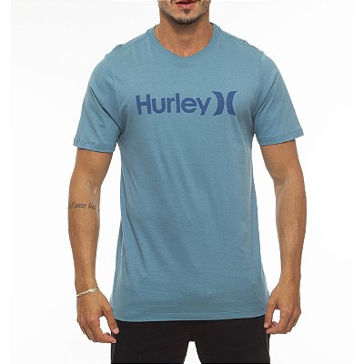 Camiseta Hurley O&O Solid WT23 Masculina Azul