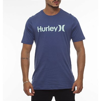 Camiseta Hurley O&O Solid WT23 Masculina Azul Marinho