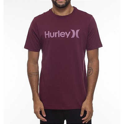Camiseta Hurley O&O Solid WT23 Masculina Vinho
