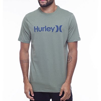 Camiseta Hurley O&O Solid WT23 Masculina Militar