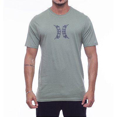 Camiseta Hurley Icon Abstract WT23 Masculina Militar