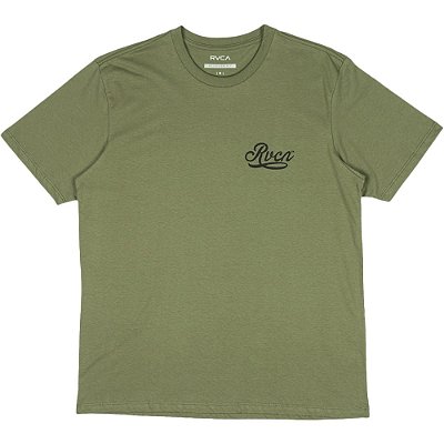 Camiseta RVCA Paint Supply Plus Size WT23 Masculina Verde