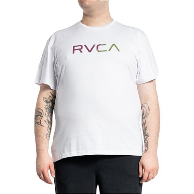 Camiseta RVCA Scanner Plus Size WT23 Masculina Branco