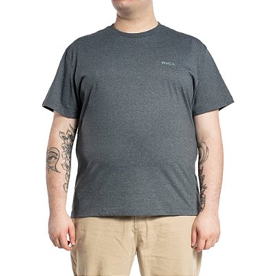 Camiseta RVCA Lil Arch Plus Size WT23 Masculina Cinza Escuro