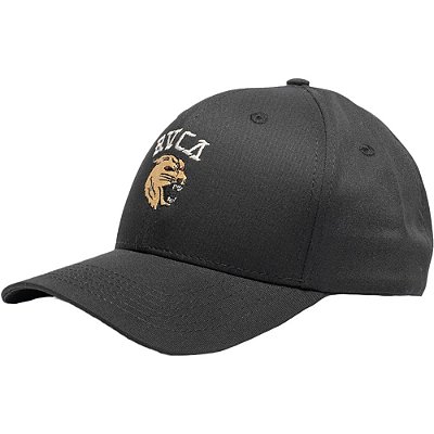 Boné RVCA Aba Curva Mascot Snapback WT23 Preto