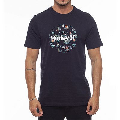 Camiseta Hurley Paradise Oversize WT23 Masculina Preto