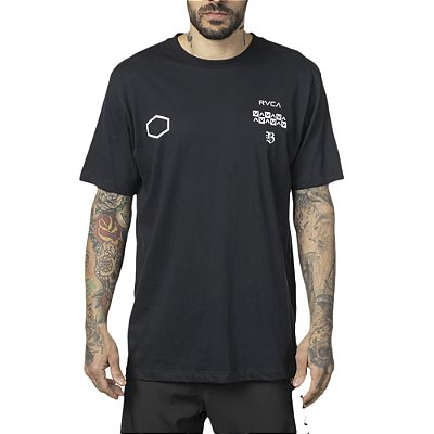 Camiseta RVCA Barron WT23 Masculina Preto