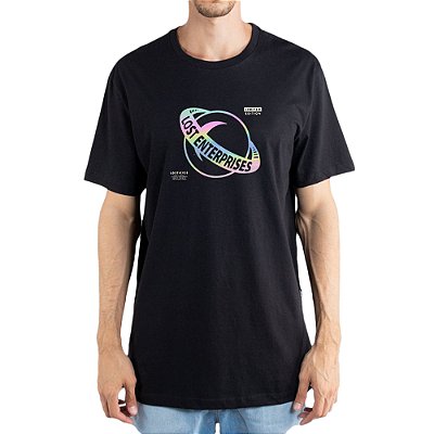 Camiseta Lost Saturn Metaverse WT23 Masculina Preto