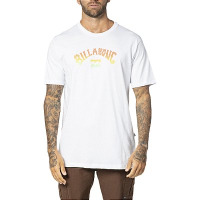Camiseta Billabong Arch Fill WT23 Masculino Branco