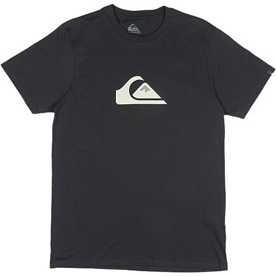 Camiseta Quiksilver Comp Logo Plus Size WT23 Preto