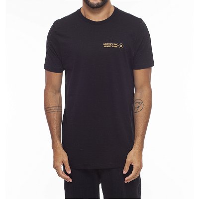 Camiseta Hurley Ninety WT23 Masculina Preto