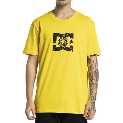 Camiseta DC Shoes Shatter WT23 Masculina Amarelo