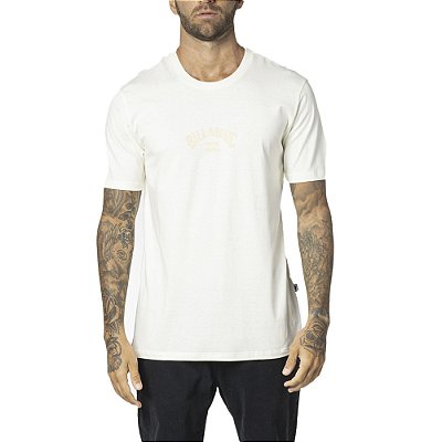 Camiseta Billabong Mid Arch WT23 Masculina Off White