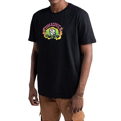 Camiseta Lost Fumaçônica WT23 Masculina Preto