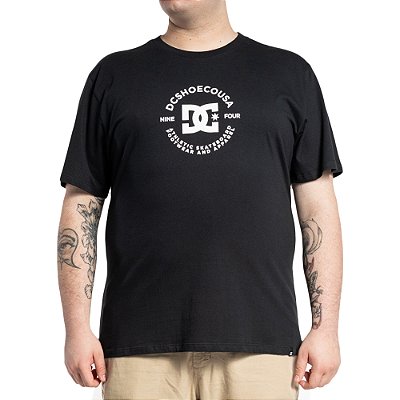 Camiseta DC Shoes DC Star Pilot Plus Size WT23 Preto