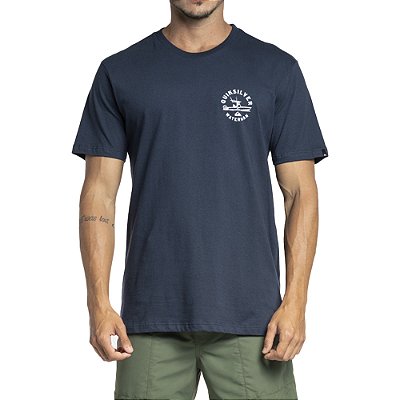 Camiseta Quiksilver QS Outboarder W23 Masculina Azul Marinho