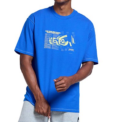 Camiseta Oakley Heritage Graphic W23 Masculina Imperial Blue