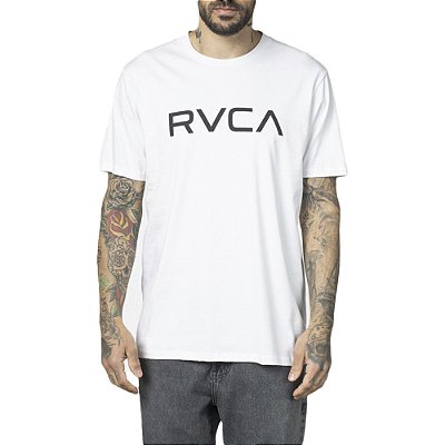 Camiseta RVCA Big RVCA WT23 Masculina Branco