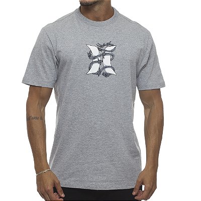 Camiseta Hurley Especial Hardcore WT23 Masculina Cinza