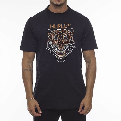 Camiseta Hurley Especial Tiger WT23 Masculina Preto