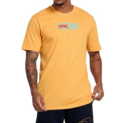 Camiseta Oakley FP Graphic Striped WT23 Bright Orange